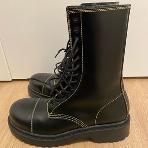 Balenciaga Amphibia Leather Boots